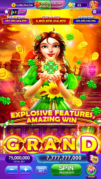 Jackpot animation